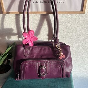 Rossetti Vintage Purple leather handbag  #fairycore #cottagecore #coquette 💜✨
